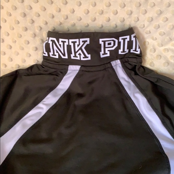 Woman’s Pink brand dark green sweatshirt - Picture 4 of 7